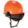 imageErgodyne Skullerz 8974V Safety Helmet Class E Safety Helmet with Visor AntiFog Clear LensOrange