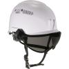 imageErgodyne Skullerz 8974V Safety Helmet Class E Safety Helmet with Visor AntiFog Clear LensWhite