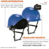 imageErgodyne Skullerz 8976LED Type 2 Safety Helmet with LED Light Class E Type II Hard HatBlue