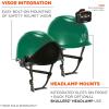 imageErgodyne Skullerz 8976LED Type 2 Safety Helmet with LED Light Class E Type II Hard HatGreen