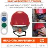 imageErgodyne Skullerz 8976LED Type 2 Safety Helmet with LED Light Class E Type II Hard HatRed