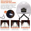 imageErgodyne Skullerz 8976LED Type 2 Safety Helmet with LED Light Class E Type II Hard HatWhite