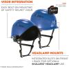 imageErgodyne Skullerz 8977LED Type 2 Vented Safety Helmet with LED Light Class C Type III Hard HatBlue