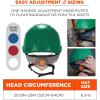 imageErgodyne Skullerz 8977LED Type 2 Vented Safety Helmet with LED Light Class C Type III Hard HatGreen