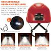 imageErgodyne Skullerz 8977LED Type 2 Vented Safety Helmet with LED Light Class C Type III Hard HatRed