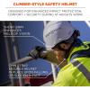imageErgodyne Skullerz 8977LED Type 2 Vented Safety Helmet with LED Light Class C Type III Hard HatWhite