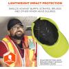 imageErgodyne Standard Lightweight Baseball Hat Bump Cap InsertLime