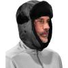 imageErgodyne Standard Zippered Trapper Hat Black LargeExtra LargeLargeXLarge