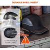 imageSafety Bump Cap Baseball Hat Style Comfortable Head Protection Long Brim Extra Large Skullerz 8950XLBlackBlack
