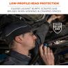 imageSafety Bump Cap Baseball Hat Style Comfortable Head Protection Long Brim Extra Large Skullerz 8950XLBlackBlack