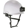 imageErgodyne Skullerz 8976LED Type 2 Safety Helmet with LED Light Class E Type II Hard HatWhite