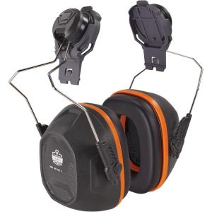 imageErgodyne AdultUnisexs Standard NRR 26dB Mounted Earmuffs Gray Full BrimGray