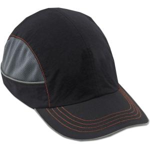 imageErgodyne Safety Bump Cap Baseball Hat Style Comfortable Head Protection Micro Brim Skullerz 8950 LimeBlack