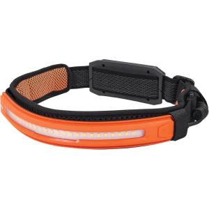 imageErgodyne Skullerz 8885 Rechargeable Wide Beam Headlamp with Strap 5 Lighting Modes Versatile Wear Directly on Head or Hard Hat USBC Cable Included