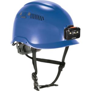imageErgodyne Skullerz 8977LED Type 2 Vented Safety Helmet with LED Light Class C Type III Hard HatBlue