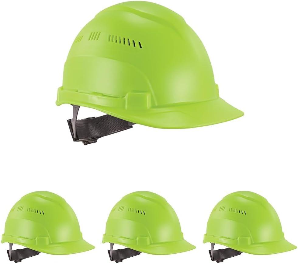 imageErgodyne Skullerz 8966 Lightweight CapStyle Hard Hat with Adjustable Venting  Type 1 Class CLime