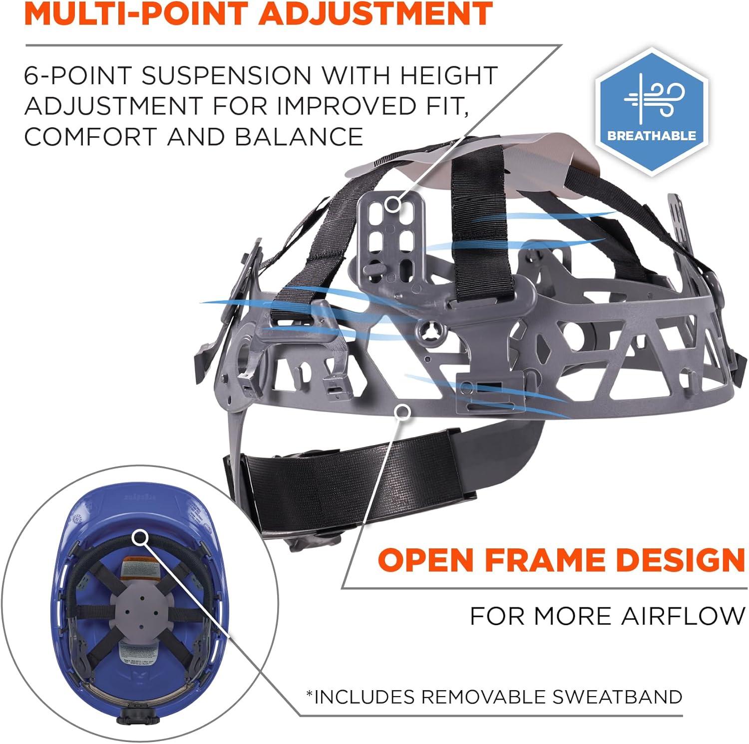 imageErgodyne Skullerz 8967 Lightweight CapStyle Hard Hat  Type 1 Class EBlue