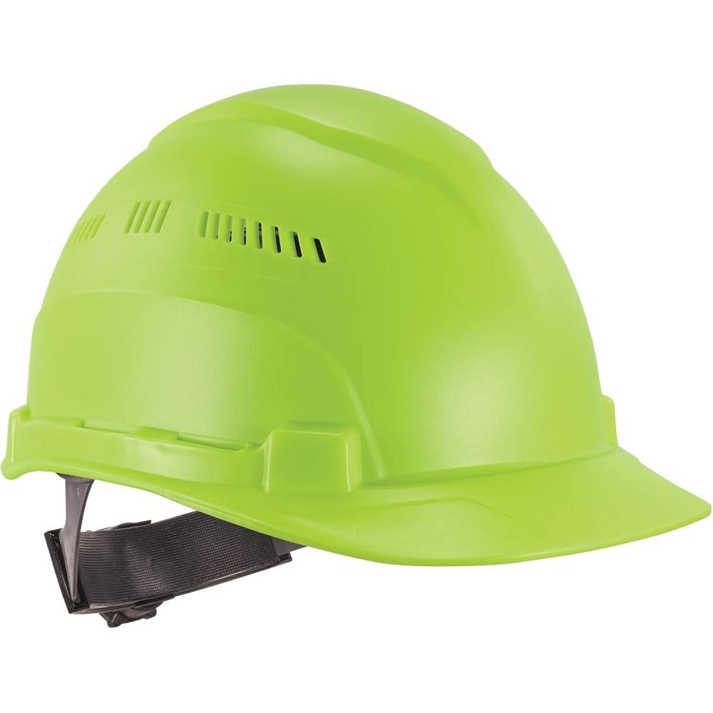 imageErgodyne Skullerz 8966 Lightweight CapStyle Hard Hat with Adjustable Venting  Type 1 Class CLime