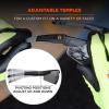 image3 Pack of Ergodyne Skullerz Dellenger Adjustable Safety Glasses z87  Smoke Clear ampamp IndoorOutdoor Lenses
