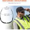 imageErgodyne  59130 Skullerz SAGA Frameless Safety Sunglasses Smoke Lens Matte Black Pack of 3