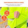 imageErgodyne Chill Its 6688 Hi Vis Reflective Shirt Class 2 Cooling Sun Shirt with UV ProtectionLime