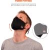 imageErgodyne Skullerz 8800 Two Layer Contoured Face Cover Mask 2XL3XL 3Pack Black1 Count Pack of 3