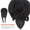 imageErgodyne Skullerz 8948 Mesh Do Rag Bandana and Bump Cap Insert with Enhanced FlexBlack