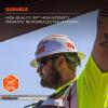 imageErgodyne Skullerz 8961 Reflective Hard Hat Stickers Safety Helmet Strips Hard Hat Accessories Adhesive Sticker Decal KitOrange