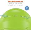 imageErgodyne Skullerz 8966 Lightweight CapStyle Hard Hat with Adjustable Venting  Type 1 Class CLime