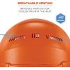 imageErgodyne Skullerz 8966 Lightweight CapStyle Hard Hat with Adjustable Venting  Type 1 Class COrange