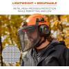 imageErgodyne Skullerz 8989 Hard Hat Mesh Face Shield Attachment Adapter for Hard Hat and Safety Helmets