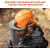 imageErgodyne Skullerz 8989 Hard Hat Mesh Face Shield Attachment Adapter for Hard Hat and Safety Helmets
