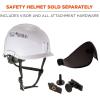 imageErgodyne Skullerz 8991 Safety Helmet Visor Smoke AntifogClear Antifog
