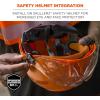 imageErgodyne Skullerz 8991 Safety Helmet Visor Smoke AntifogClear Antifog