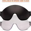 imageErgodyne Skullerz 8991 Safety Helmet Visor Smoke AntifogClear Antifog