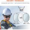 imageErgodyne Skullerz 8991 Safety Helmet Visor Smoke AntifogClear Antifog