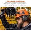 imageErgodyne Skullerz Hard Hat Face Shield Attachment Anti Fog Cap StyleSmoke