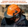 imageErgodyne Skullerz Hard Hat Face Shield Attachment Anti Fog Cap StyleSmoke