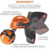 imageErgodyne Skullerz Hard Hat Face Shield Attachment Anti Fog Cap StyleSmoke