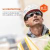 imageErgodyne Skullerz ODIN Safety Glasses Sunglasses Impact Resistant Z871Black Frame  Copper Lens