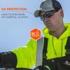 imageErgodyne Skullerz ODIN Safety Glasses Sunglasses Impact Resistant Z871Black Frame  Silver Mirror Lens