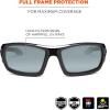 imageErgodyne Skullerz ODIN Safety Glasses Sunglasses Impact Resistant Z871Black Frame  Silver Mirror Lens