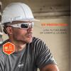imageErgodyne Skullerz ODIN Safety Glasses Sunglasses Impact Resistant Z871White Frame  Smoke Lens
