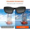 imageErgodyne Skullerz Odin Polarized Safety SunglassesBlack Frame  Polarized Smoke Lens