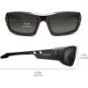 imageErgodyne Skullerz Odin Polarized Safety SunglassesBlack Frame  Polarized Smoke Lens