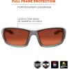 imageErgodyne Skullerz Odin Polarized Safety SunglassesMatte Gray Frame  Polarized Copper Lens