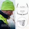 imageErgodyne Skullerz SIXTEN Safety Glasses with Side Shields Anti Fog  Anti Scratch ANSI z871 with Protective Microfiber Eyewear Cleaning ampamp Storage BagClear Lens  Transparent Clear Frame