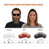 imageErgodyne Skullerz SIXTEN Safety Glasses with Side Shields Anti Fog  Anti Scratch ANSI z871 with Protective Microfiber Eyewear Cleaning ampamp Storage BagTan Lens  Translucent Tan Frame