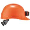 imageHard Hat with Light Cap Style Ratchet Suspension Class E Ergodyne Skullerz 8970LED OrangeOrange