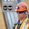 imageHard Hat with Light Cap Style Ratchet Suspension Class E Ergodyne Skullerz 8970LED OrangeOrange